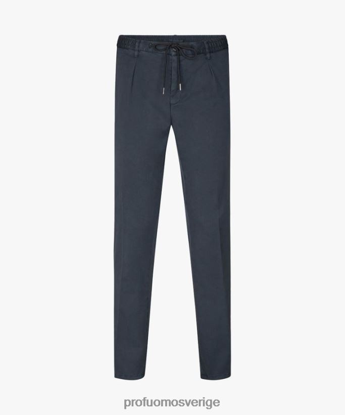 Kläder se Profuomo män sportcord chino mellanblå N8XR4328