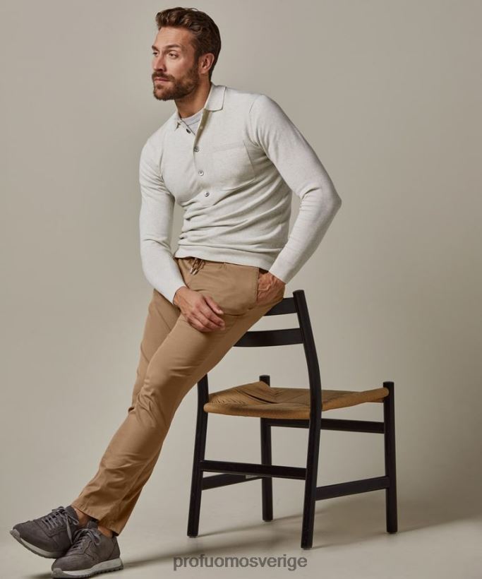 Kläder se Profuomo män sportcord chino rost N8XR4325