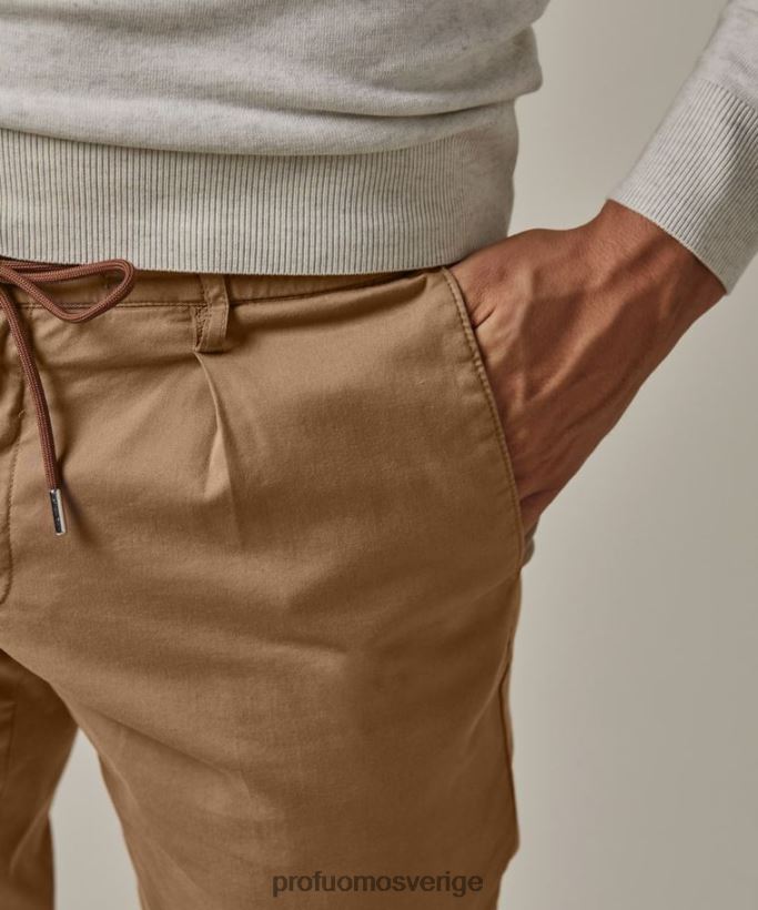 Kläder se Profuomo män sportcord chino rost N8XR4325