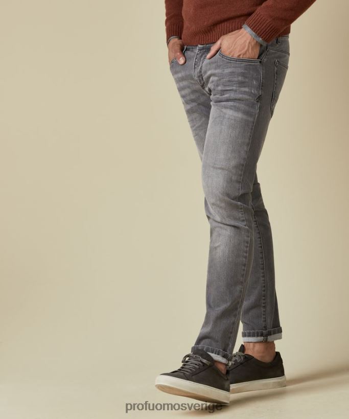 Kläder se Profuomo män grijze detox denim grå N8XR4346