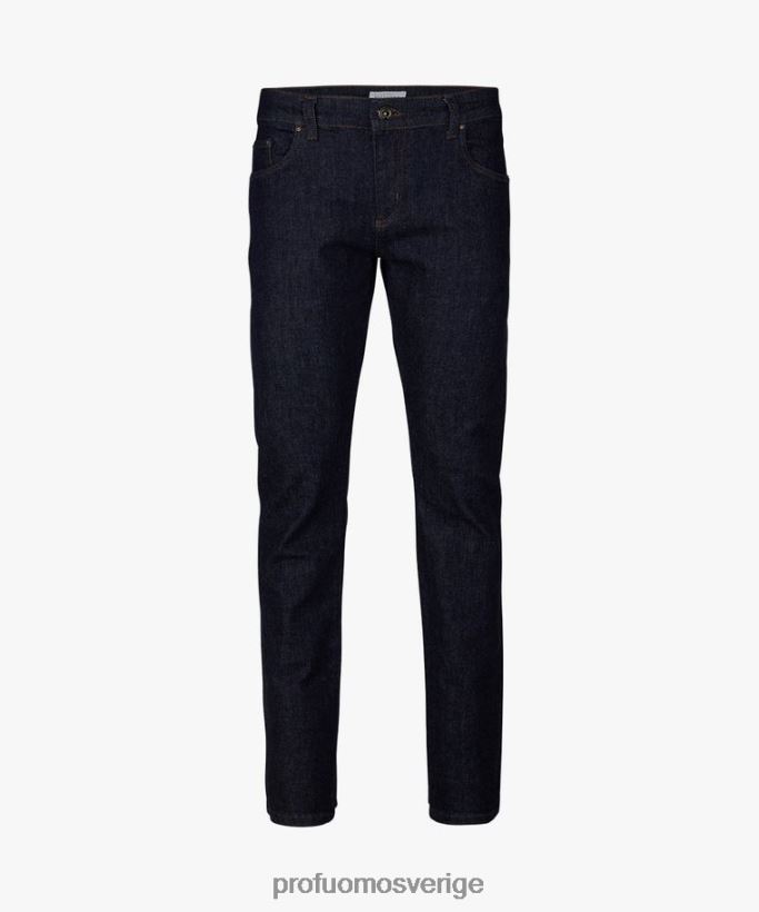 Kläder se Profuomo män mörkblå detox denim indigo N8XR4348