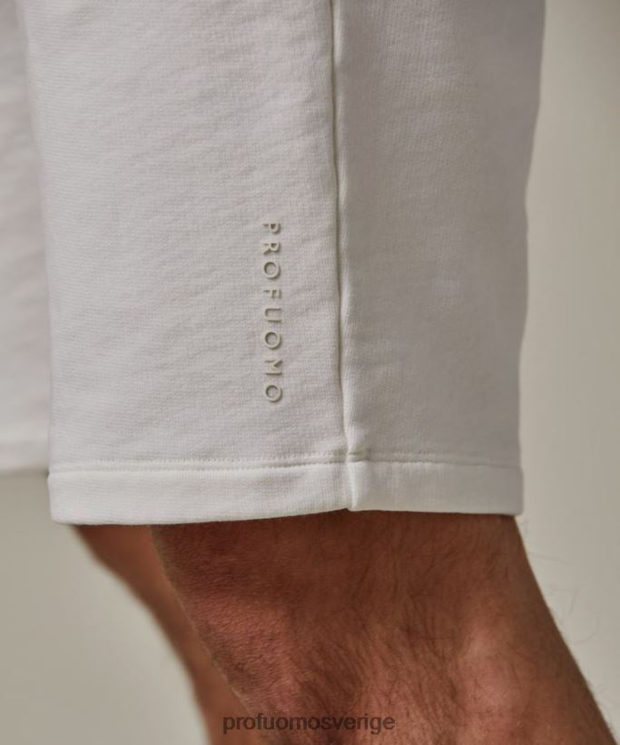 Kläder se Profuomo män shorts off-white N8XR4365