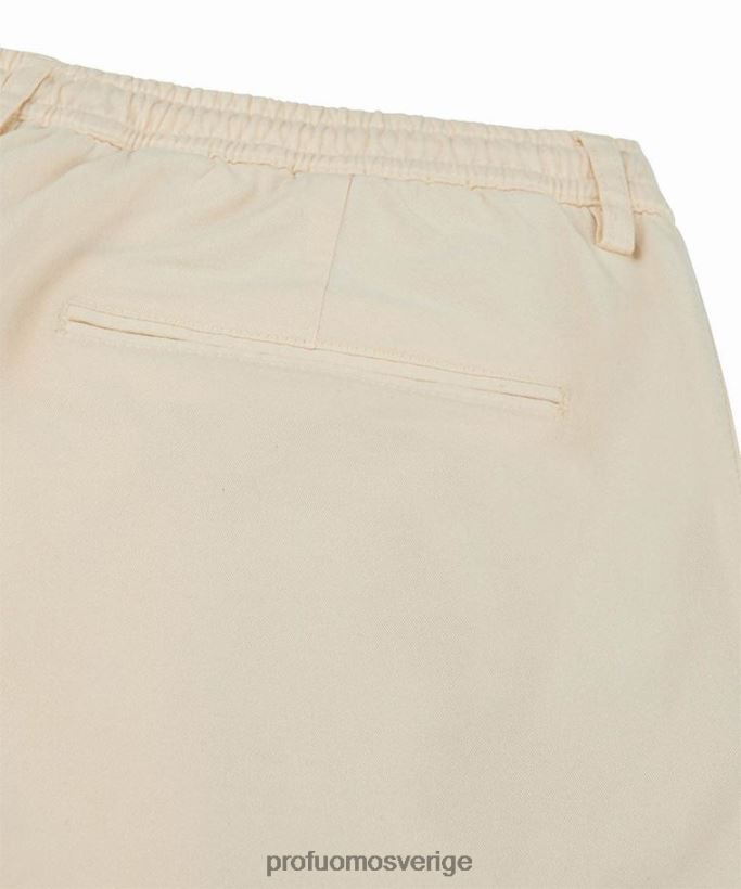 Kläder se Profuomo män sportcord shorts beige N8XR4364