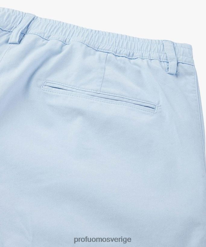 Kläder se Profuomo män sportcord shorts blå N8XR4358