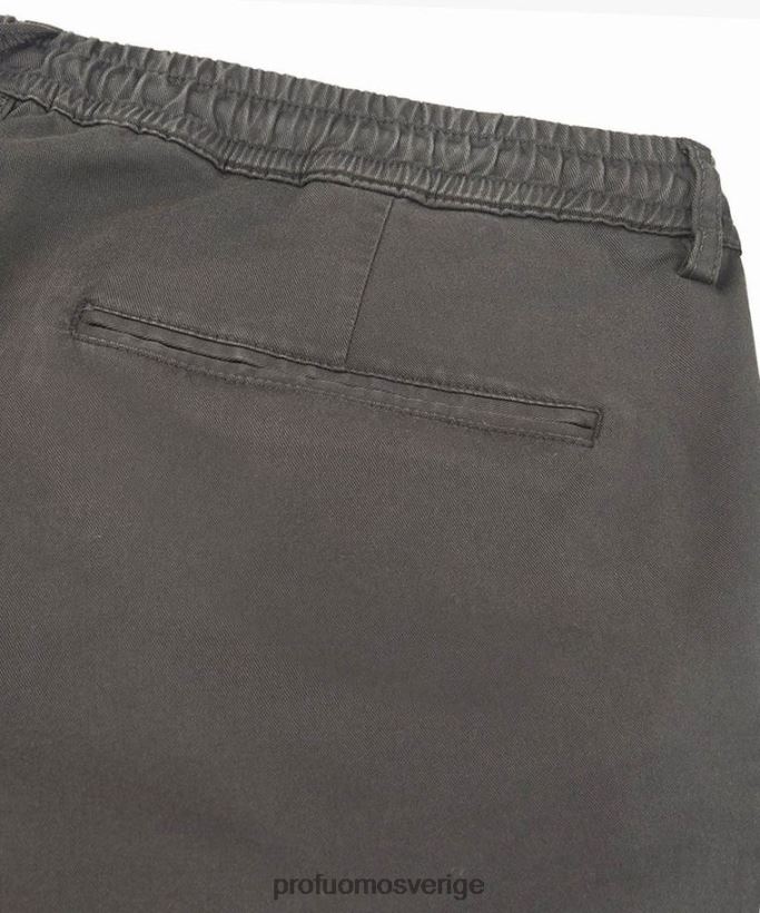 Kläder se Profuomo män sportcord shorts grå N8XR4361