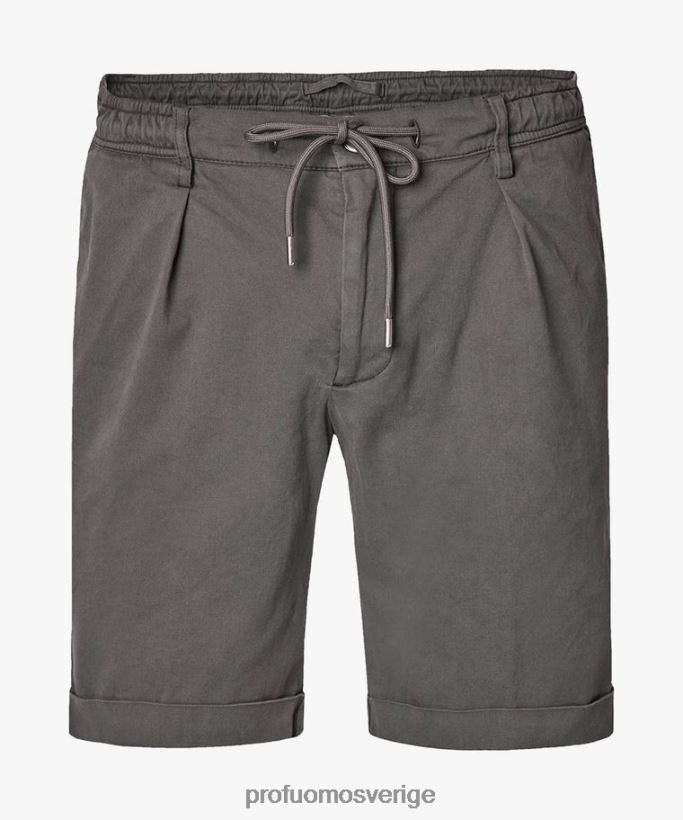 Kläder se Profuomo män sportcord shorts grå N8XR4361