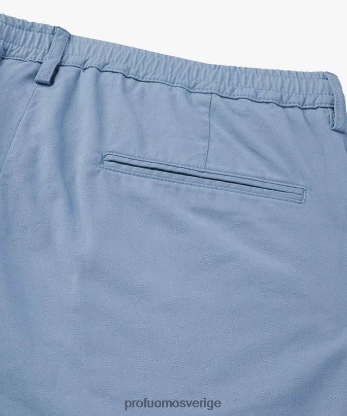 Kläder se Profuomo män sportcord shorts mellanblå N8XR4355