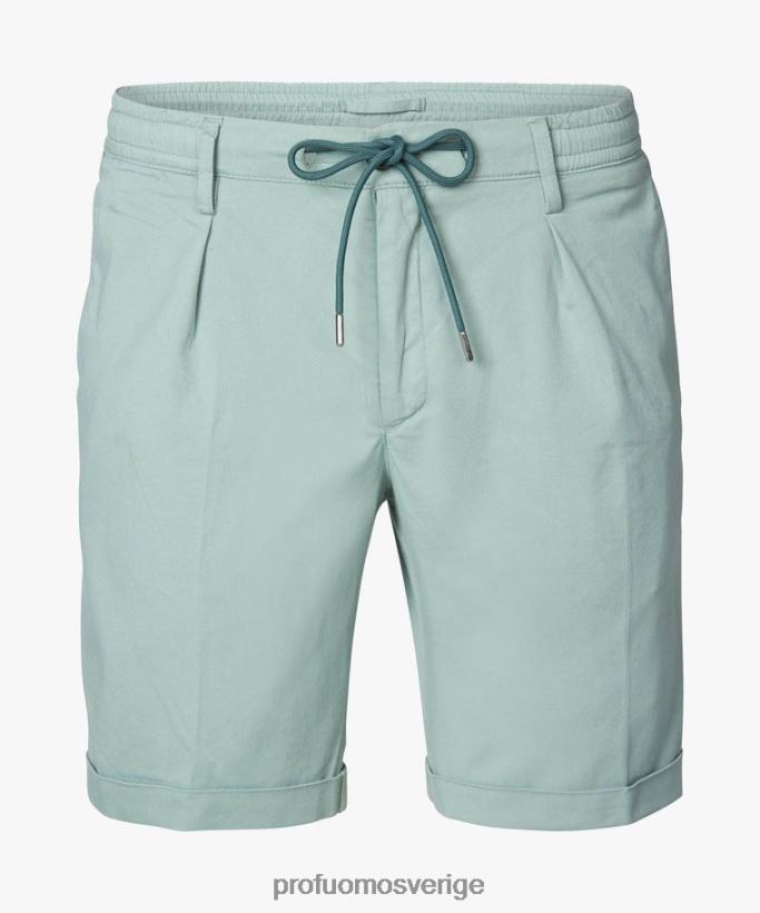 Kläder se Profuomo män sportcord shorts mynta N8XR4363