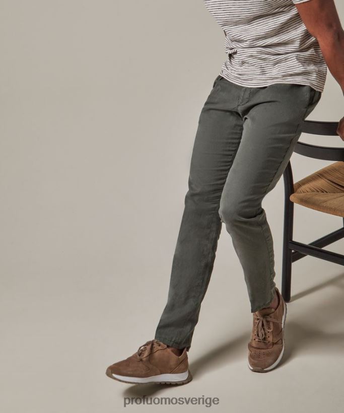 Kläder se Profuomo män linne sportcord armén N8XR4318