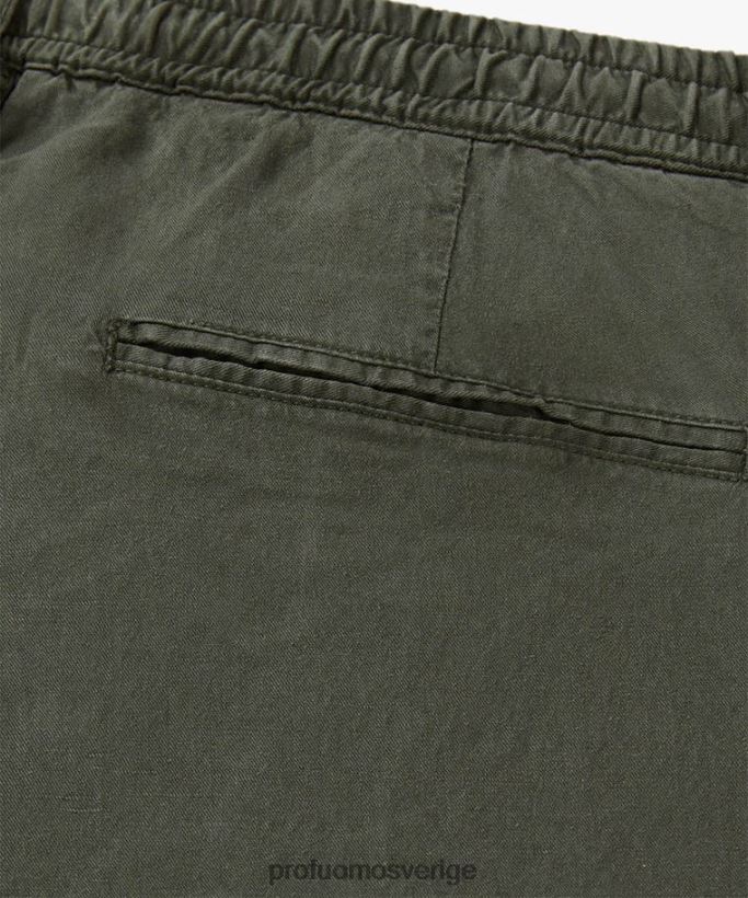 Kläder se Profuomo män linne sportcord armén N8XR4318