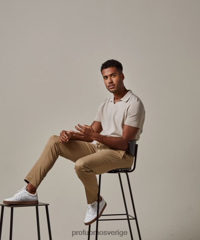 Kläder se Profuomo män sportcord chino brun N8XR4337