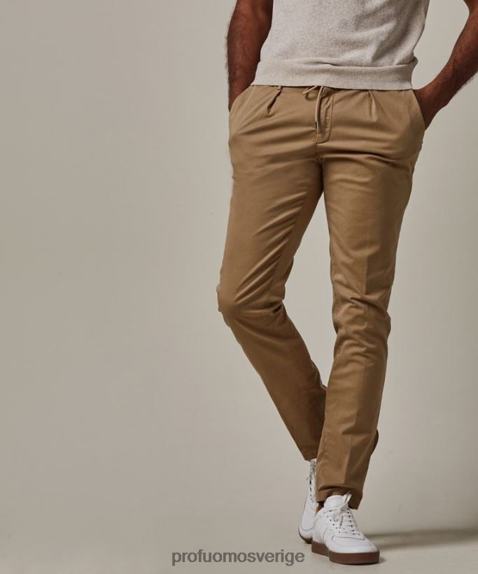 Kläder se Profuomo män sportcord chino brun N8XR4337