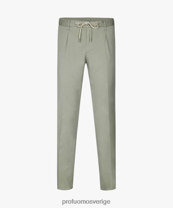 Kläder se Profuomo män sportcord chino grön N8XR4368