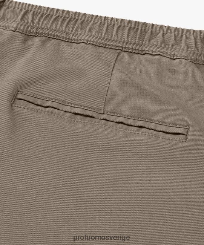 Kläder se Profuomo män sportcord chino taupe N8XR4330