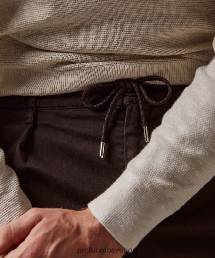Kläder se Profuomo män sportcord chinos brun N8XR4329