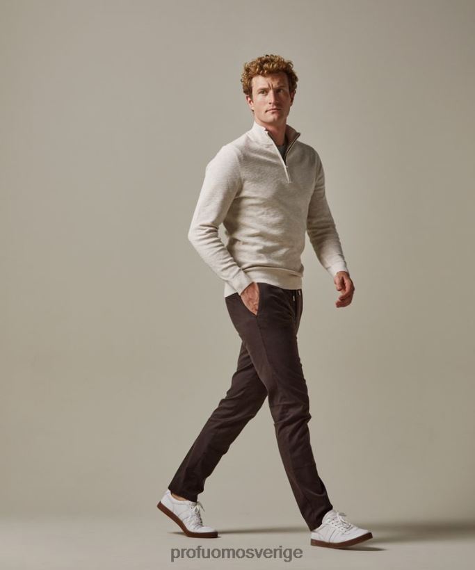 Kläder se Profuomo män sportcord chinos brun N8XR4329
