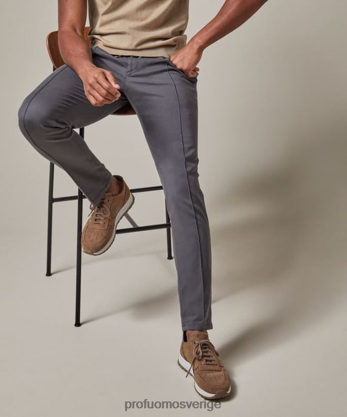 Kläder se Profuomo män svett sportcord grå N8XR4321