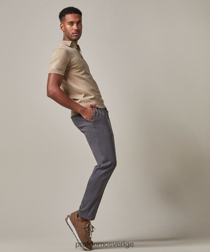 Kläder se Profuomo män svett sportcord grå N8XR4321