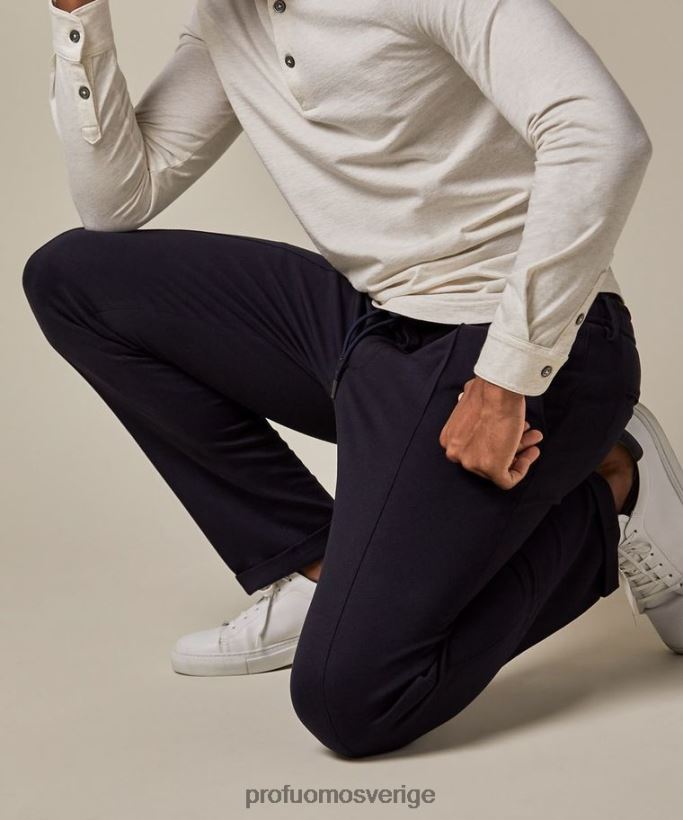 Kläder se Profuomo män teknisk stickad sportcord Marin N8XR4331