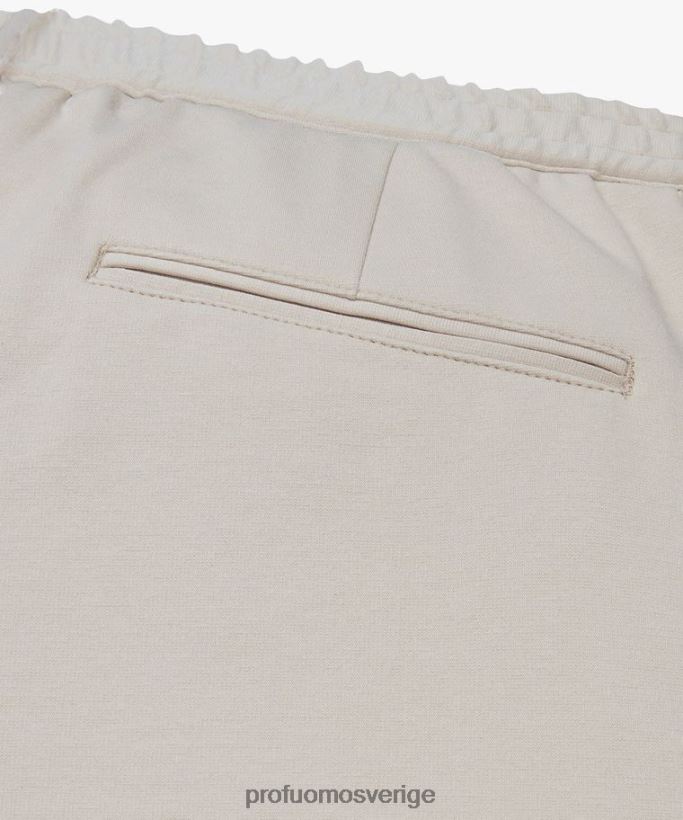 Kläder se Profuomo män teknisk stickad sportcord beige N8XR4333