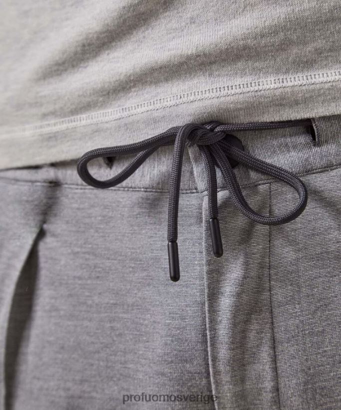 Kläder se Profuomo män teknisk stickad sportcord grå N8XR4334