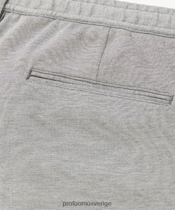 Kläder se Profuomo män teknisk stickad sportcord grå N8XR4369