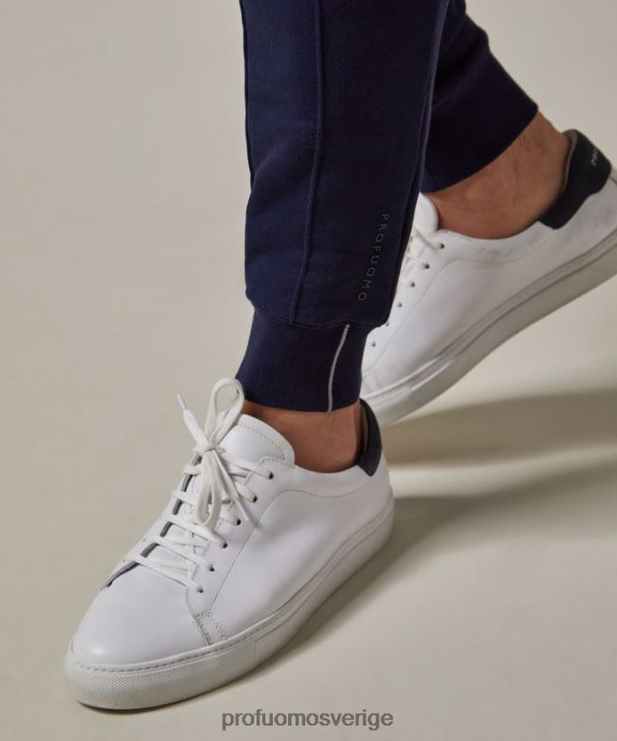 Kläder se Profuomo män träningsbyxor i bomull Marin N8XR4345