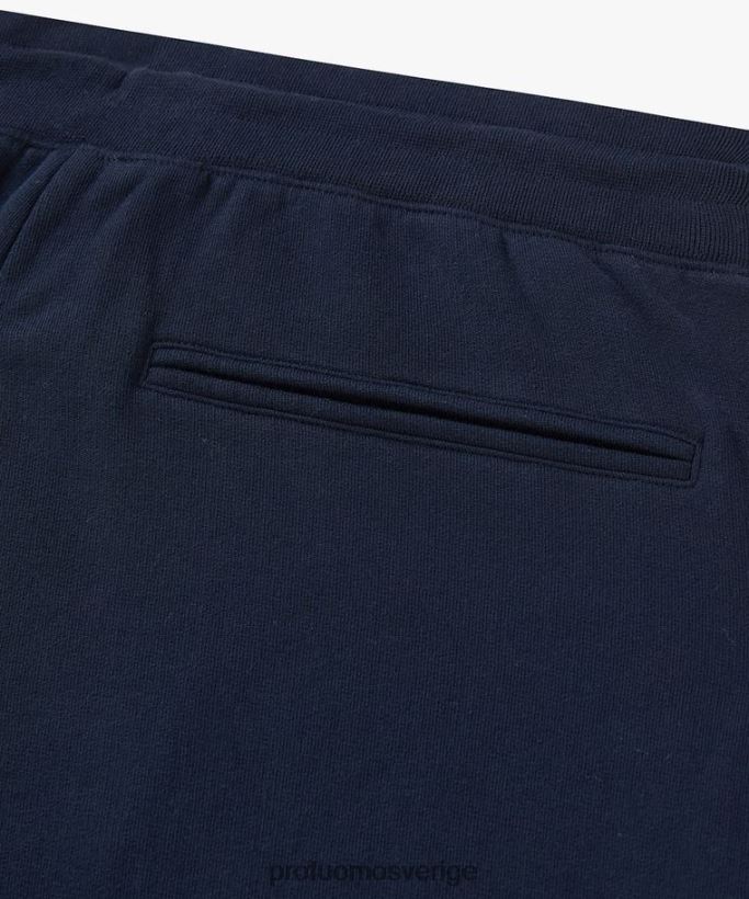 Kläder se Profuomo män träningsbyxor i bomull Marin N8XR4345