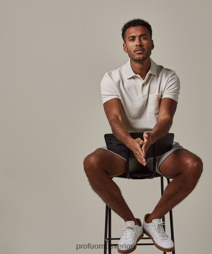 Kläder se Profuomo män handdukspiké beige N8XR4199