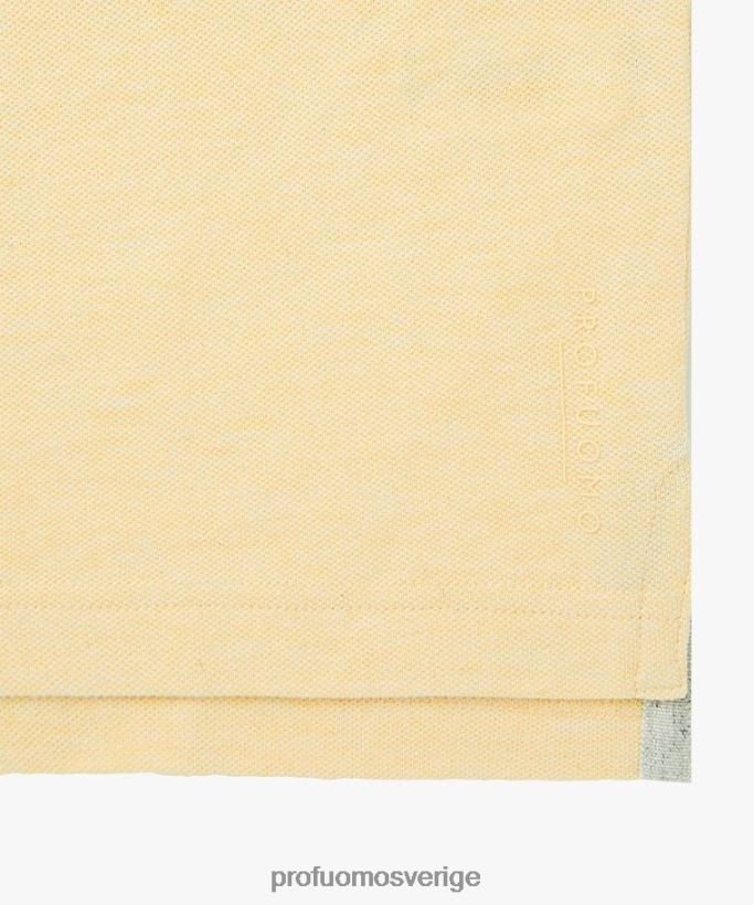 Kläder se Profuomo män piképolo gul N8XR4172