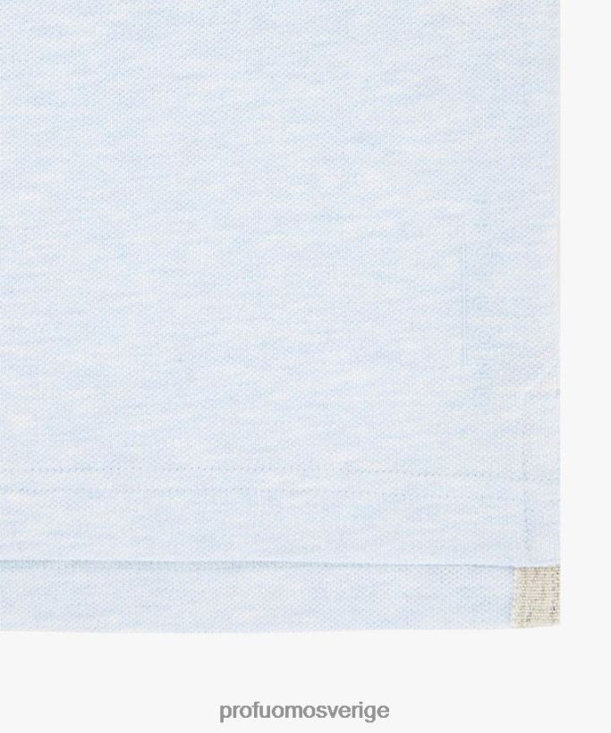 Kläder se Profuomo män piképolo ljusblå N8XR4205
