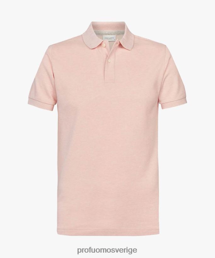 Kläder se Profuomo män piképolo ljusrosa N8XR4174