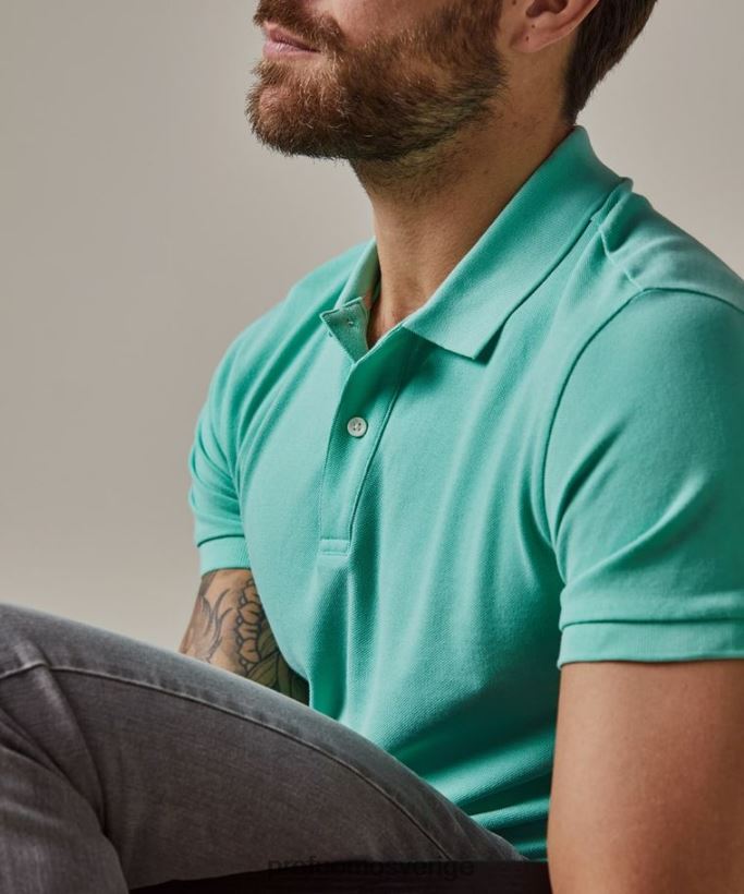 Kläder se Profuomo män piképolo mynta N8XR4175