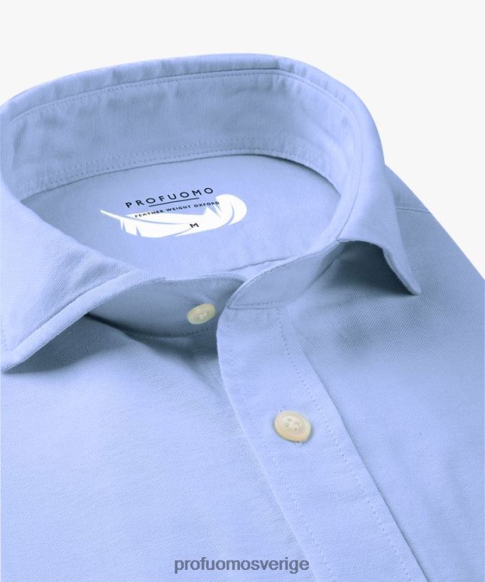 Kläder se Profuomo män ledig skjorta blå N8XR428