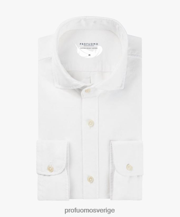 Kläder se Profuomo män ledig skjorta vit N8XR424