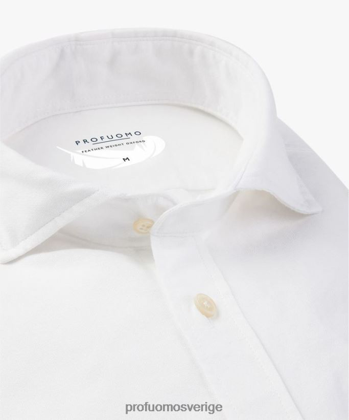 Kläder se Profuomo män ledig skjorta vit N8XR424