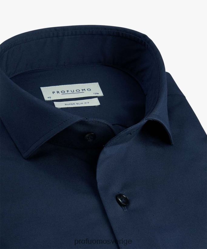 Kläder se Profuomo män super slim fit stretchskjorta Marin N8XR494