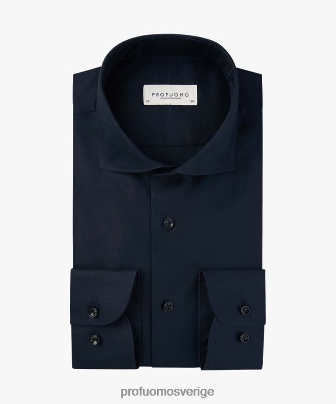 Kläder se Profuomo män supima skjorta Marin N8XR4137