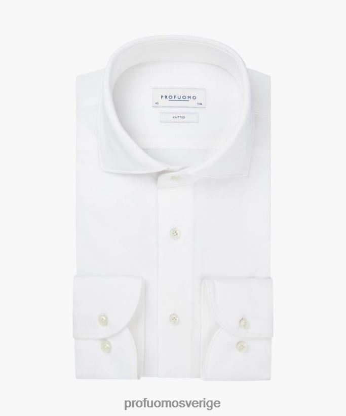 Kläder se Profuomo män singeltröja vit N8XR468