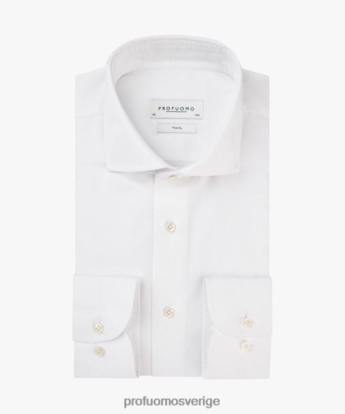 Kläder se Profuomo män reseskjorta vit N8XR4108