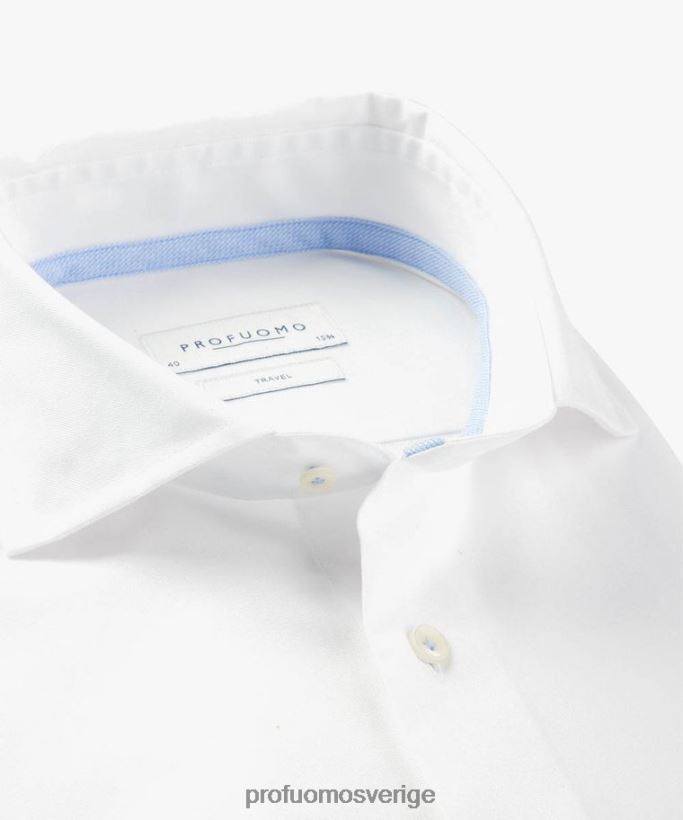 Kläder se Profuomo män reseskjorta vit N8XR464