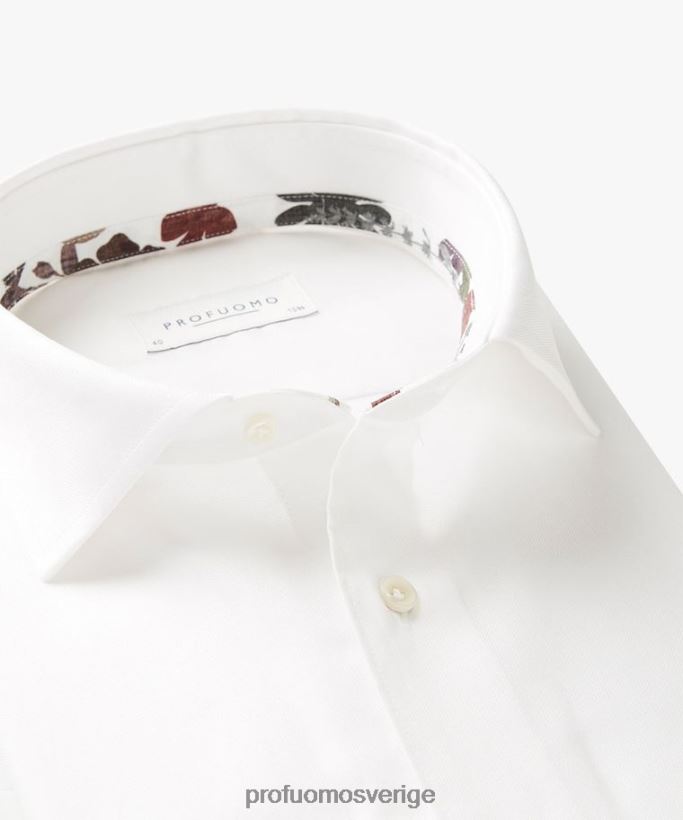 Kläder se Profuomo män reseskjorta vit N8XR475