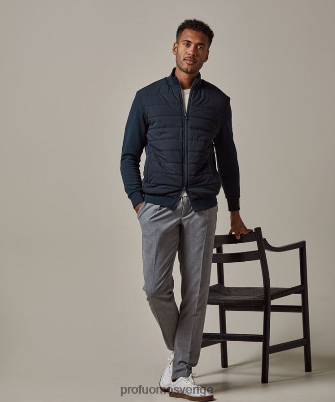 Kläder se Profuomo män vadderad kofta Marin N8XR4228