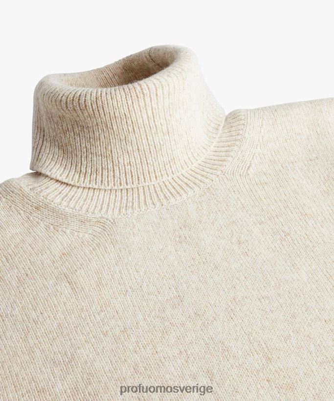 Kläder se Profuomo män ull turtleneck off-white N8XR4288