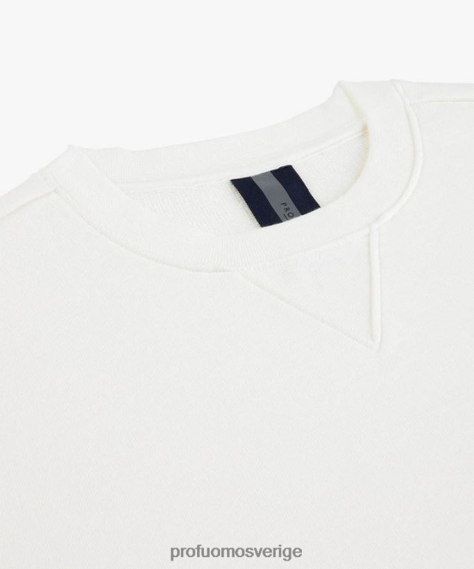 Kläder se Profuomo män Tröja off-white N8XR4289