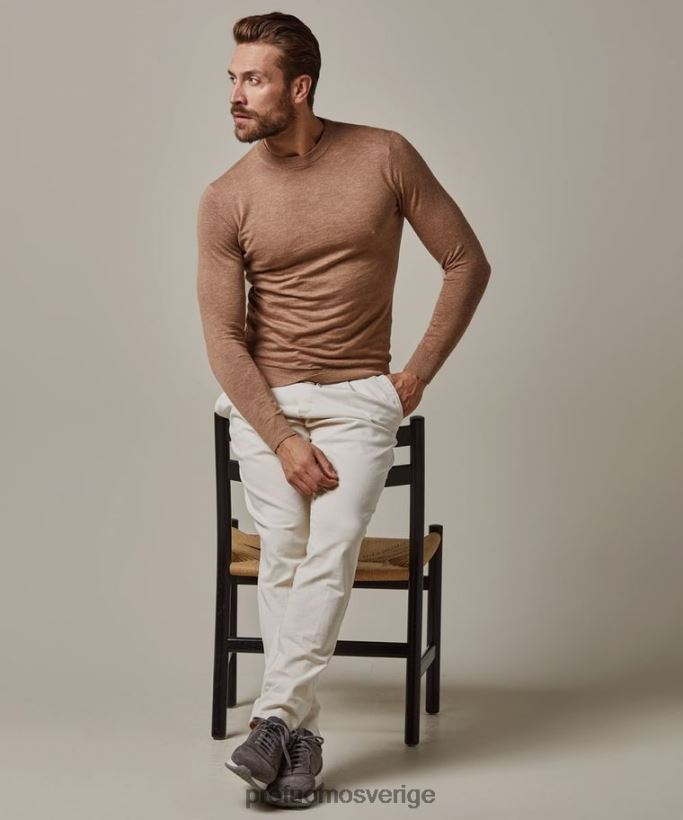 Kläder se Profuomo män bomull-linne crewneck orange N8XR4227