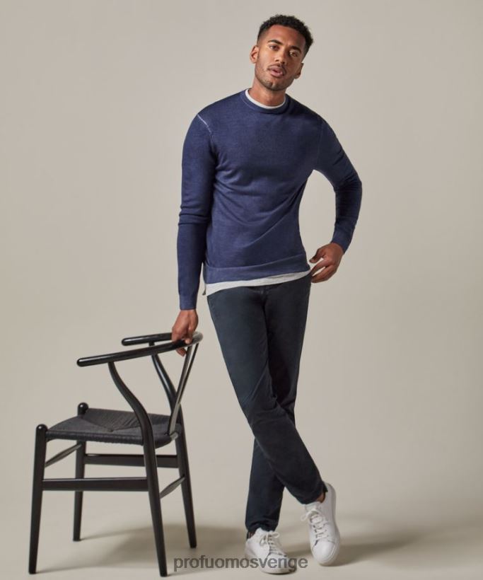 Kläder se Profuomo män crewneck Marin N8XR4241