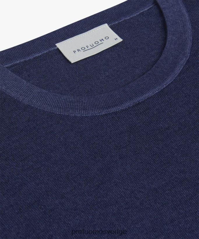 Kläder se Profuomo män crewneck Marin N8XR4241