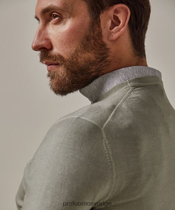 Kläder se Profuomo män crewneck grön N8XR4314