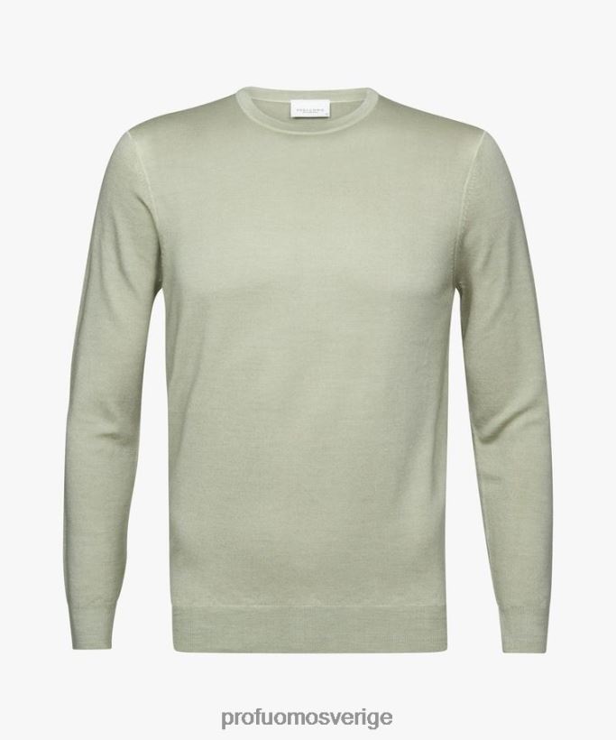 Kläder se Profuomo män crewneck grön N8XR4314
